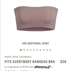 skims fits everybody bandeau bra